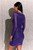 violet - Short dress model 188257 Roco Fashion U704-188257
