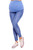 blue - Maternity leggings model 125822 PeeKaBoo U704-125822