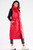 red - Gilet model 173868 awama U704-173868