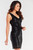 black - Evening dress model 174307 awama U704-174307