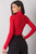 red - Turtleneck model 173403 Rue Paris U704-173403