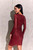 red - Short dress model 188260 Roco Fashion U704-188260