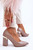beige - Block heel pumps model 177681 Step in style U704-177681