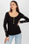 black - Blouse model 175474 Och Bella U704-175474