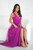 violet - Long dress model 199325 Bicotone U704-199325