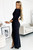 black - Long dress model 186758 Numoco U704-186758