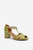 green - Heel sandals model 197702 Step in style U704-197702