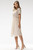 beige - Evening dress model 204290 awama U704-204290