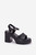 black - Heel sandals model 209922 Step in style U704-209922