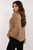 brown - Long sleeve shirt model 201354 Och Bella U704-201354