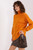 orange - Turtleneck model 189228 AT U704-189228