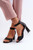 black - Heel sandals model 197088 Step in style U704-197088