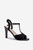 black - Heel sandals model 197092 Step in style U704-197092