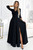 black - Long dress model 193523 Numoco U704-193523