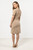 beige - Daydress model 212233 awama U704-212233