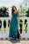 green - Long dress model 213630 Roco Fashion U704-213630