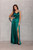 green - Long dress model 213630 Roco Fashion U704-213630