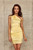 yellow - Short dress model 178695 Roco Fashion U704-178695