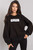 black - Sweatshirt model 160819 Ex Moda U704-160819