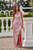 pink - Long dress model 197638 Roco Fashion U704-197638