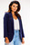 navy blue - Jacket model 187115 awama U704-187115