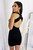 black - Short dress model 174407 IVON U704-174407