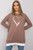 brown - Tunic model 175102 Rue Paris U704-175102