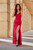 red - Long dress model 213646 Roco Fashion U704-213646