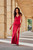 red - Long dress model 213646 Roco Fashion U704-213646