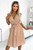 beige - Cocktail dress model 181124 Numoco U704-181124