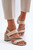 beige - Heel sandals model 195551 Step in style U704-195551