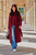 red - Coat model 202982 Roco Fashion U704-202982
