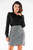 black - Skirt model 173904 awama U704-173904