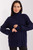 navy blue - Turtleneck model 188308 AT U704-188308