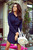 navy blue - Cocktail dress model 137768 Numoco U704-137768