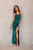 green - Long dress model 188766 Roco Fashion U704-188766