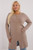 beige - Jumper plus size model 201377 Factory Price U704-201377
