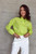 green - Long sleeve shirt model 177387 Roco Fashion U704-177387