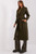 green - Coat model 187448 Och Bella U704-187448