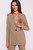 beige - Jacket model 200379 Stylove U704-200379