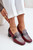 red - Block heel pumps model 201038 Step in style U704-201038