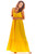 yellow - Daydress model 133698 awama U704-133698