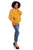yellow - Pregnancy sweater model 84272 PeeKaBoo U704-84272