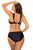 black - Swimsuit two piece model 163536 Marko U704-163536