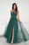 green - Long dress model 208533 Bicotone U704-208533