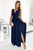 navy blue - Long dress model 183711 Numoco U704-183711