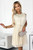 beige - Cocktail dress model 182476 Numoco U704-182476