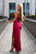 red - Evening dress model 196387 Numoco U704-196387