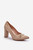 beige - Block heel pumps model 194667 Step in style U704-194667