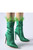 green - Heel boots model 206484 Solea U704-206484